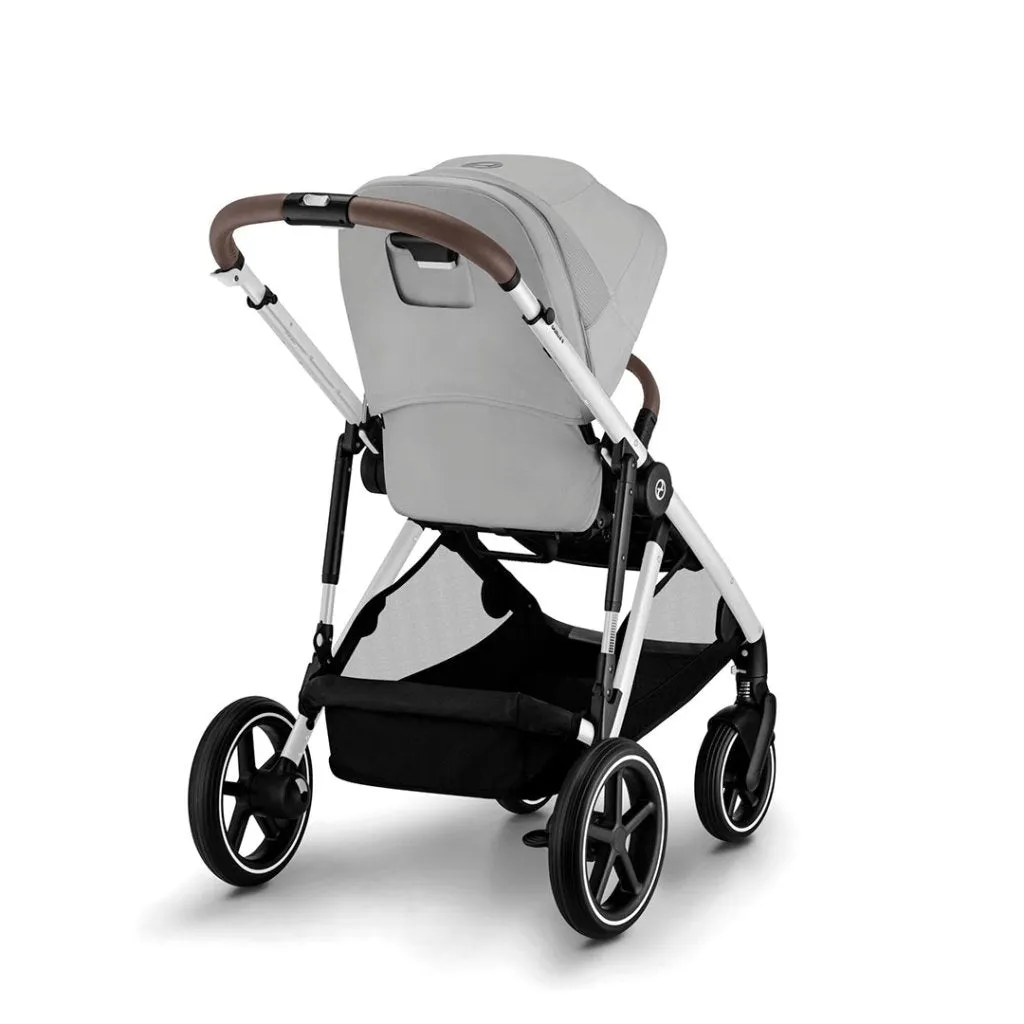 CYBEX Gazelle S Essential Bundle with Gold Footmuff - Lava Grey