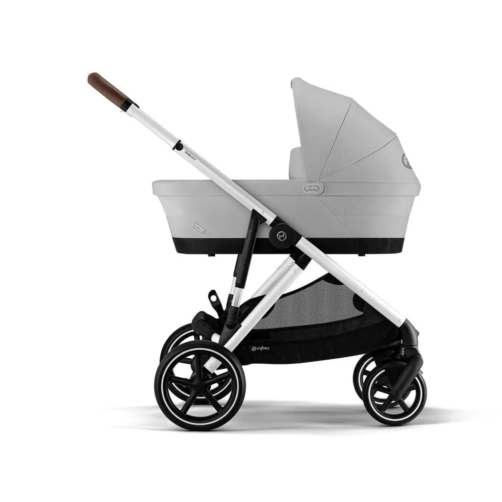 CYBEX Gazelle S Essential Bundle with Gold Footmuff - Lava Grey