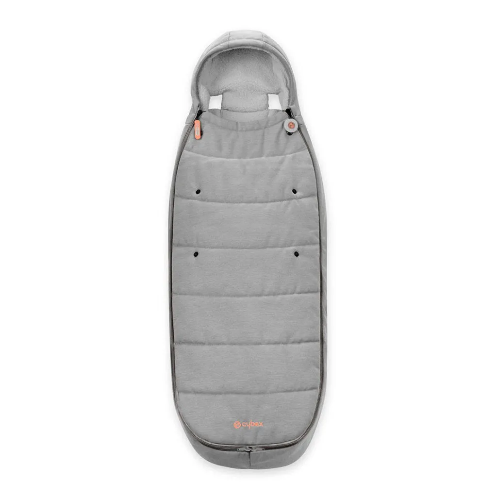 CYBEX Gazelle S Essential Bundle with Gold Footmuff - Lava Grey