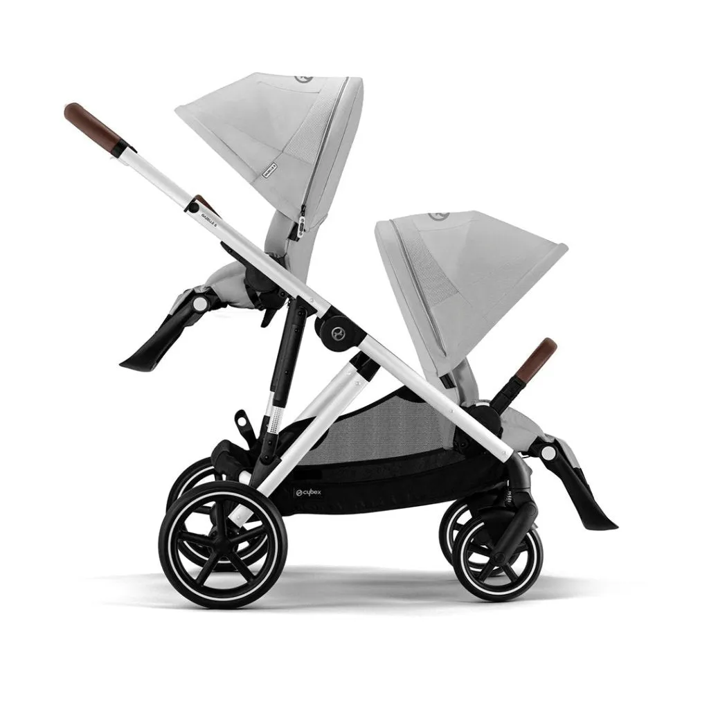 CYBEX Gazelle S Essential Bundle with Gold Footmuff - Lava Grey
