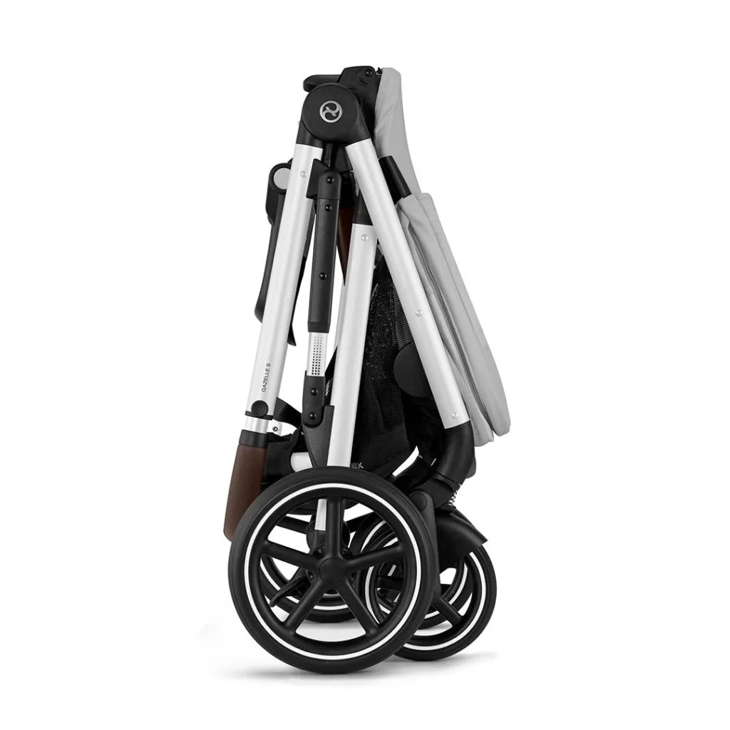 CYBEX Gazelle S Essential Bundle with Gold Footmuff - Lava Grey