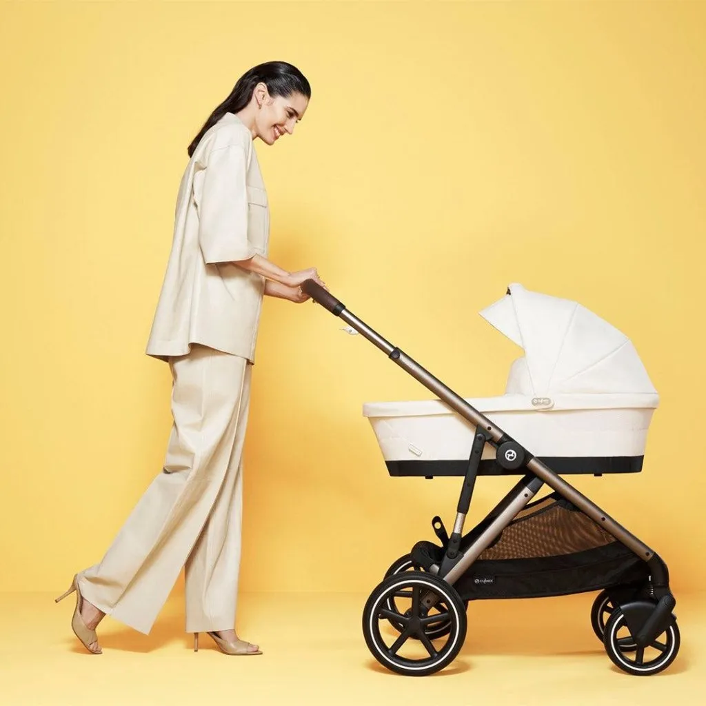 CYBEX Gazelle S Essential Bundle with Gold Footmuff - Ocean Blue