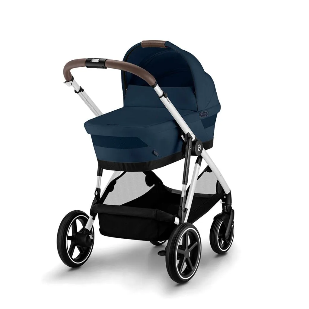 CYBEX Gazelle S Essential Bundle with Gold Footmuff - Ocean Blue