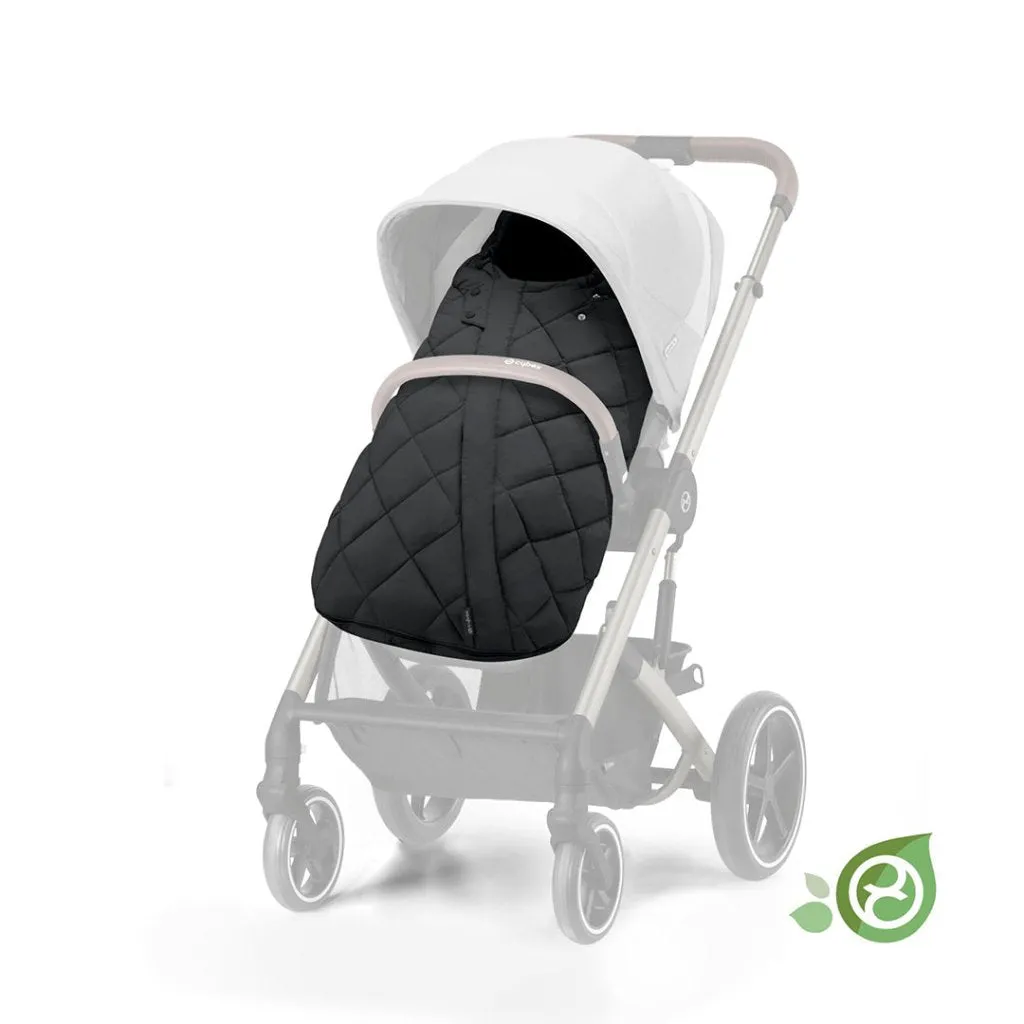 CYBEX Gazelle S Essential Bundle with Snogga Footmuff - Moon Black