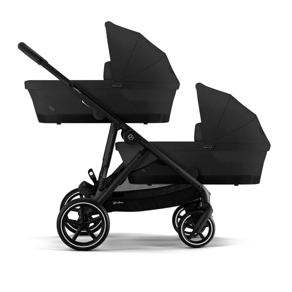 CYBEX Gazelle S Essential Bundle with Snogga Footmuff - Moon Black