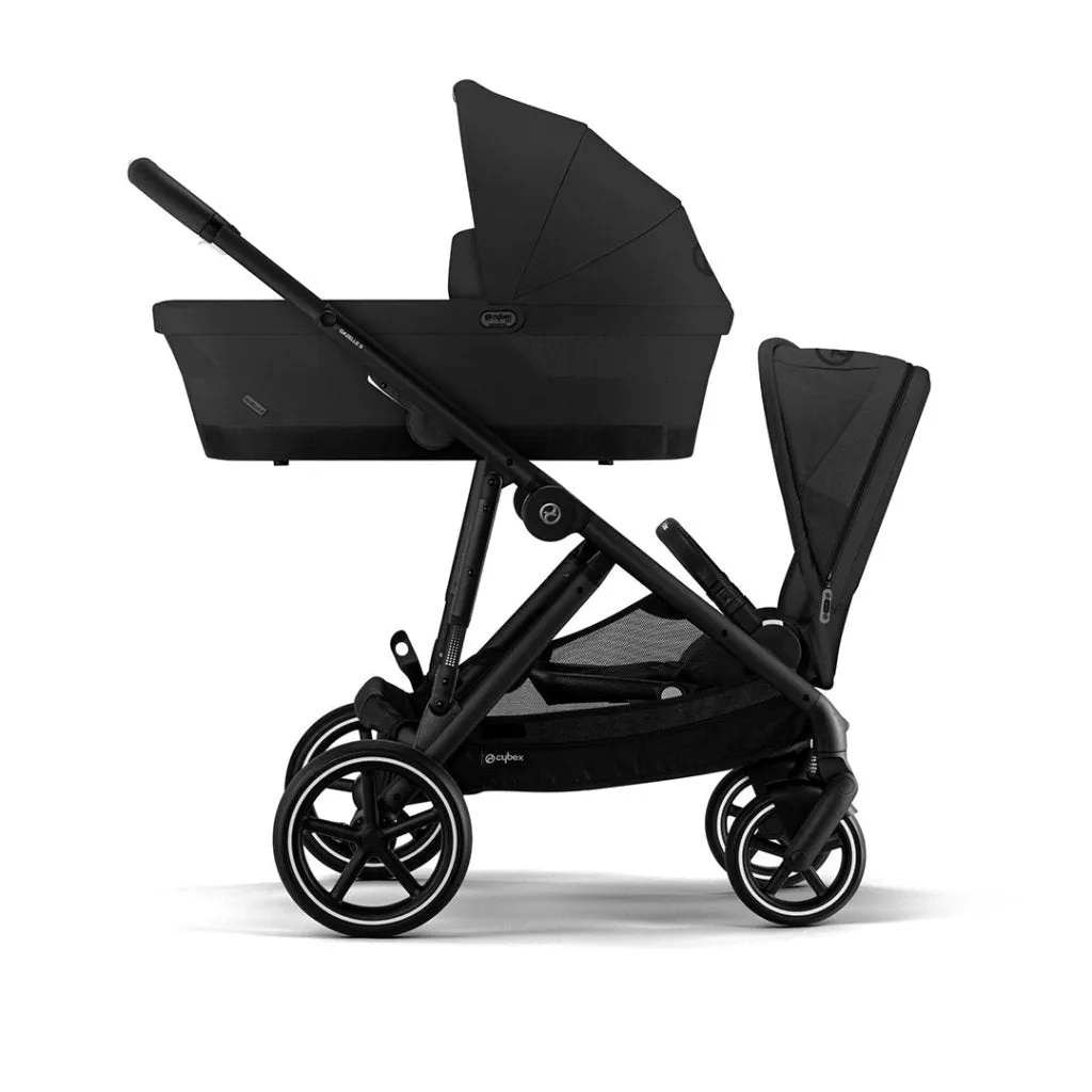 CYBEX Gazelle S Essential Bundle with Snogga Footmuff - Moon Black