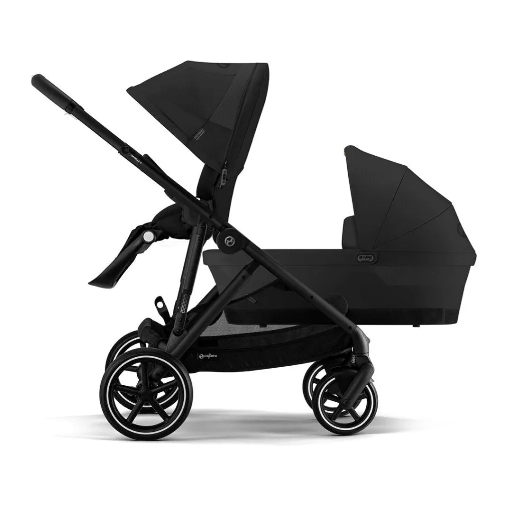 CYBEX Gazelle S Essential Bundle with Snogga Footmuff - Moon Black