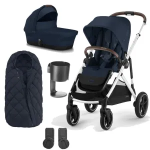 CYBEX Gazelle S Essential Bundle with Snogga Footmuff  - Ocean Blue