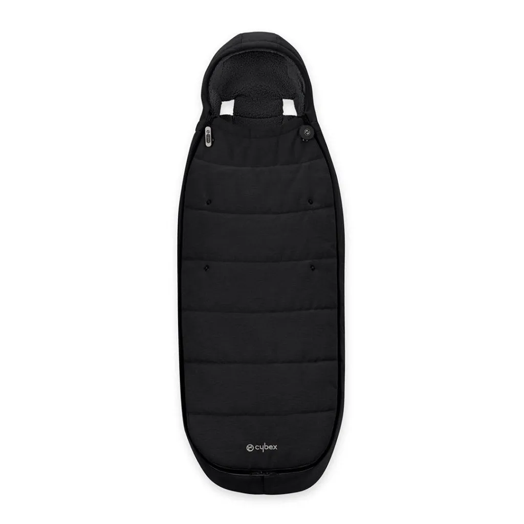 CYBEX Gazelle S Travel System Comfort Bundle With Gold Footmuff and ATON B2 - Moon Black
