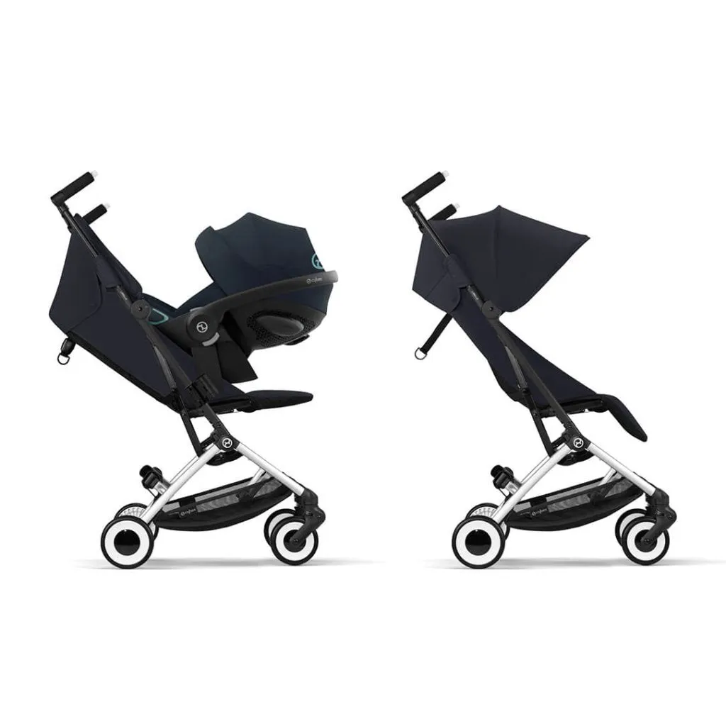 CYBEX LIBELLE Pushchair in Silver Frame - Dark Blue