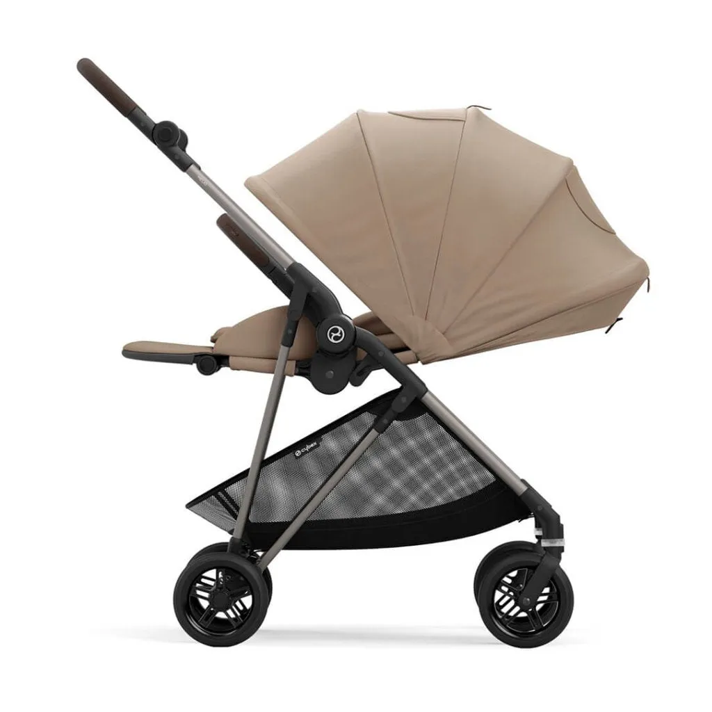 CYBEX Melio Pushchair - Almond Beige (2024 New Generation)