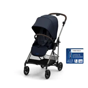 CYBEX Melio Pushchair - Dark Blue (2024 New Generation)