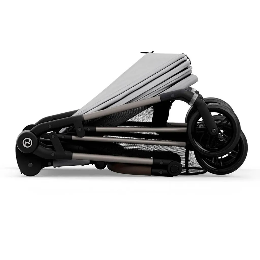 CYBEX Melio Pushchair - Fog Grey (2024 New Generation)