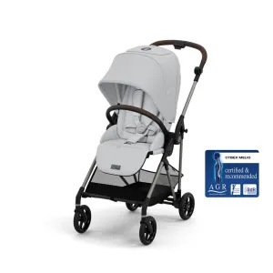 CYBEX Melio Pushchair - Fog Grey (2024 New Generation)