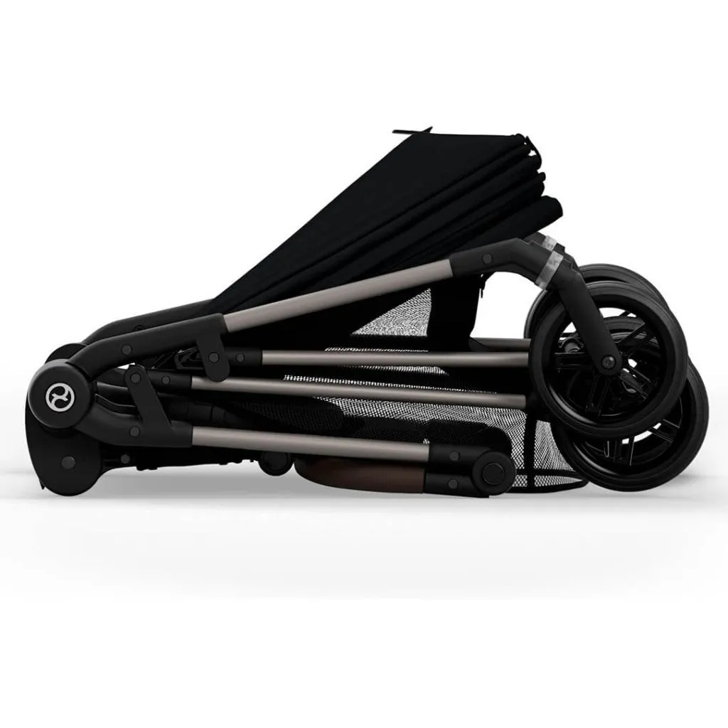 CYBEX Melio Pushchair - Magic Black (2024 New Generation)