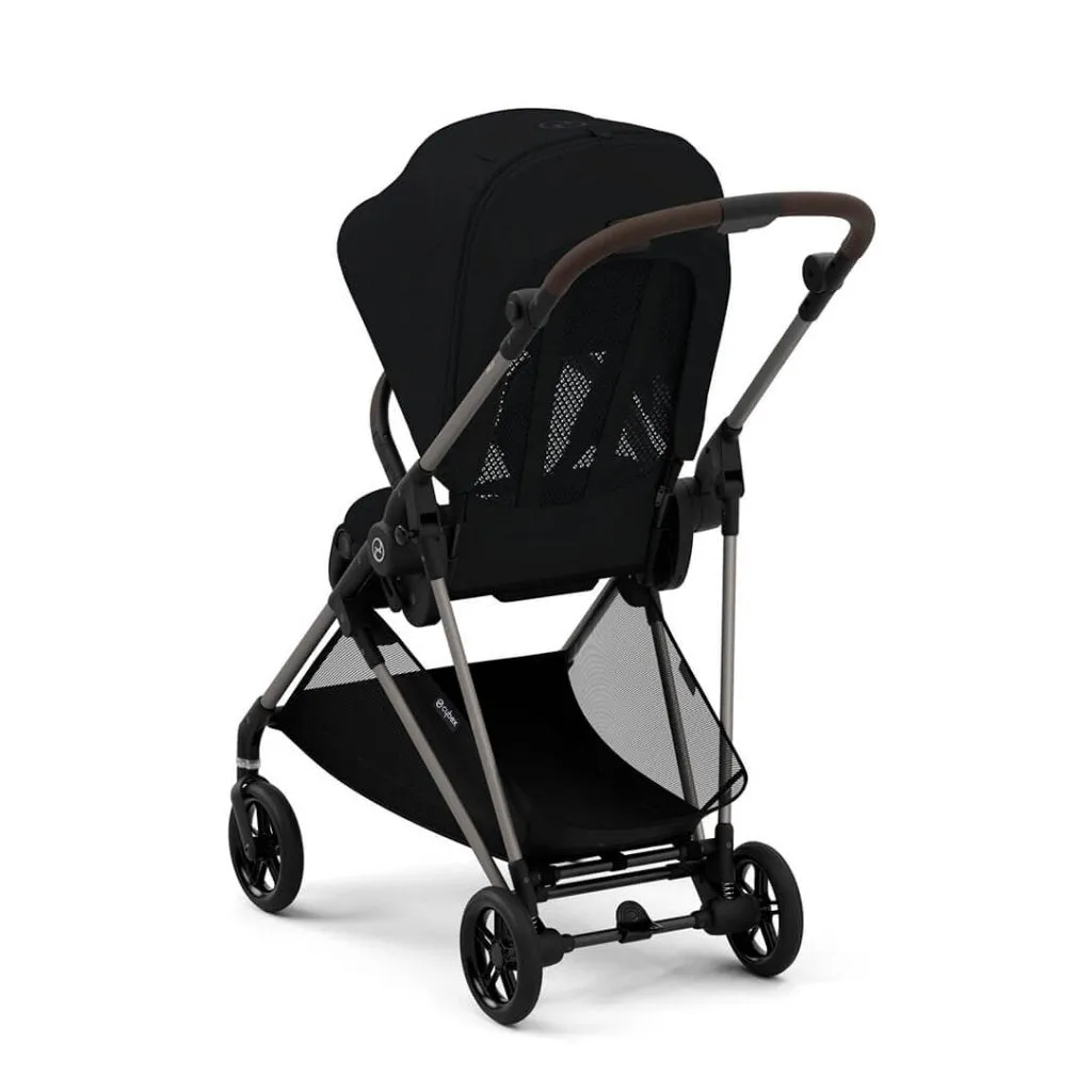CYBEX Melio Pushchair - Magic Black (2024 New Generation)