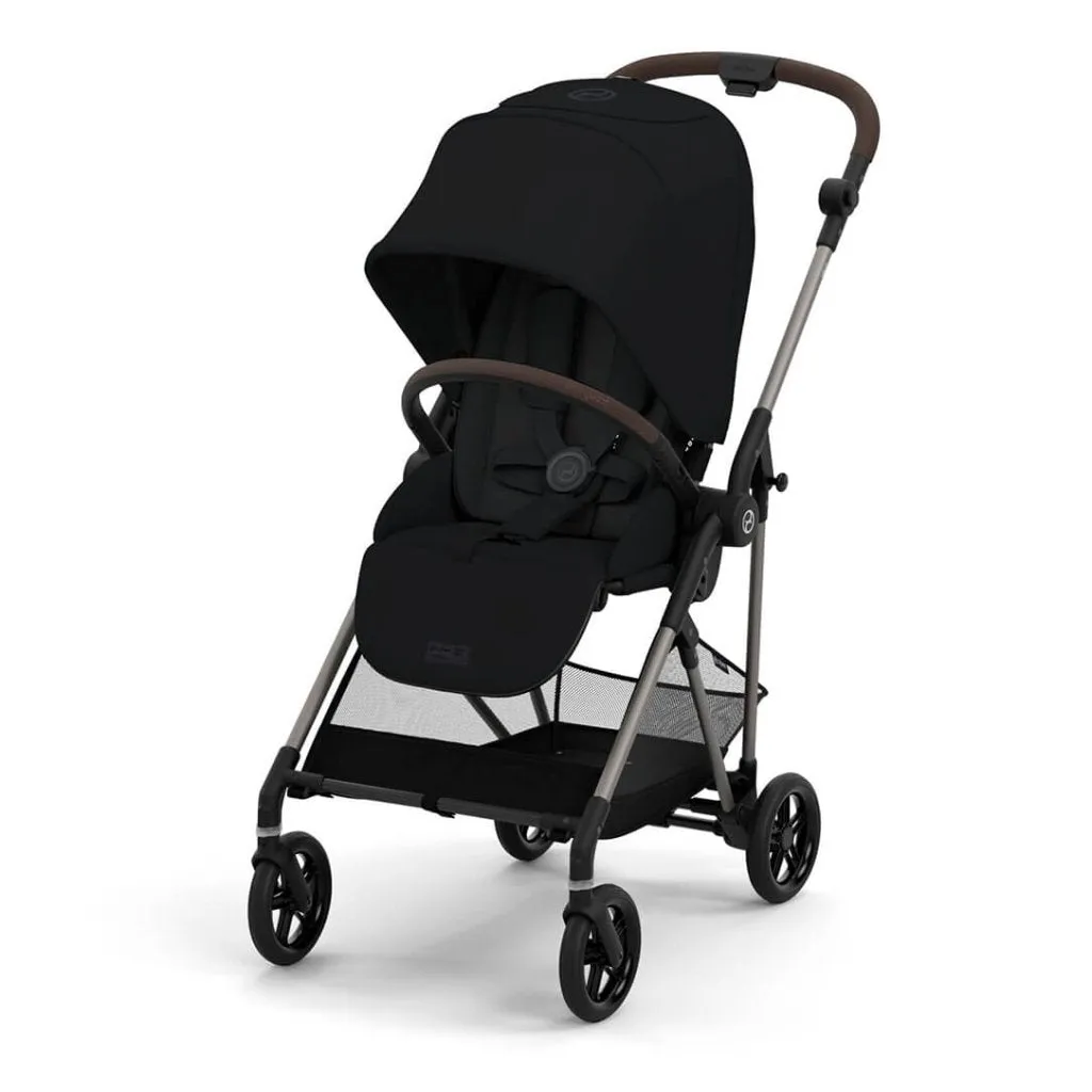 CYBEX Melio Pushchair - Magic Black (2024 New Generation)