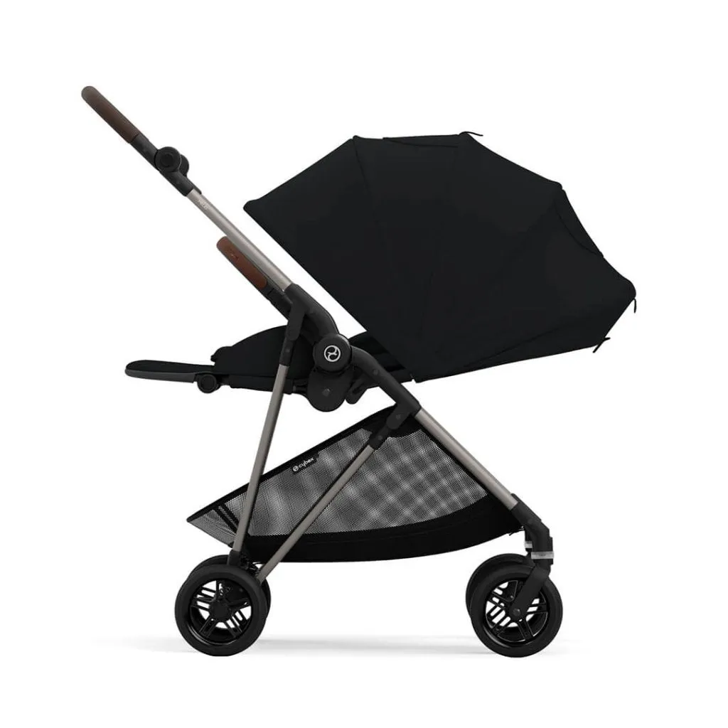 CYBEX Melio Pushchair - Magic Black (2024 New Generation)