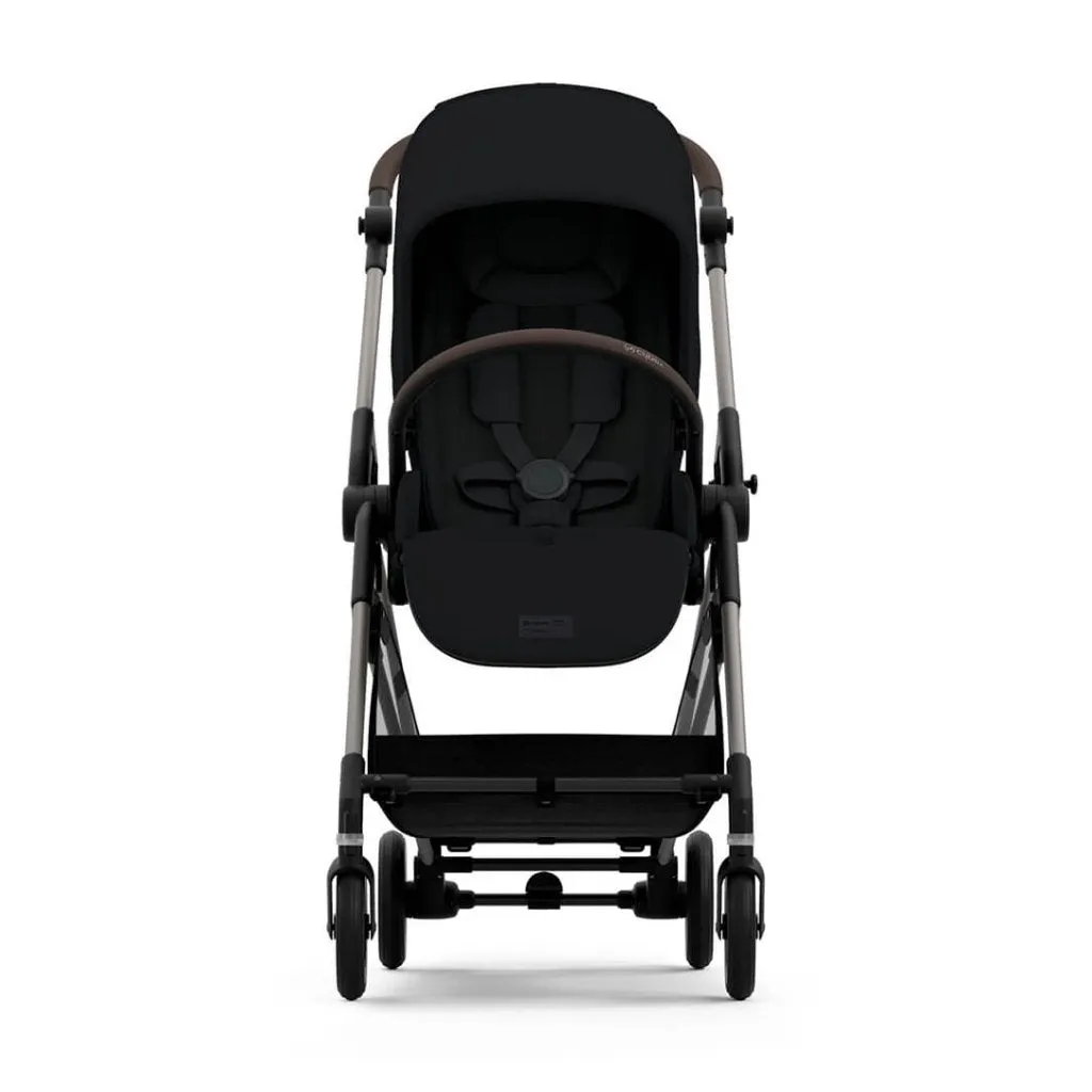 CYBEX Melio Pushchair - Magic Black (2024 New Generation)