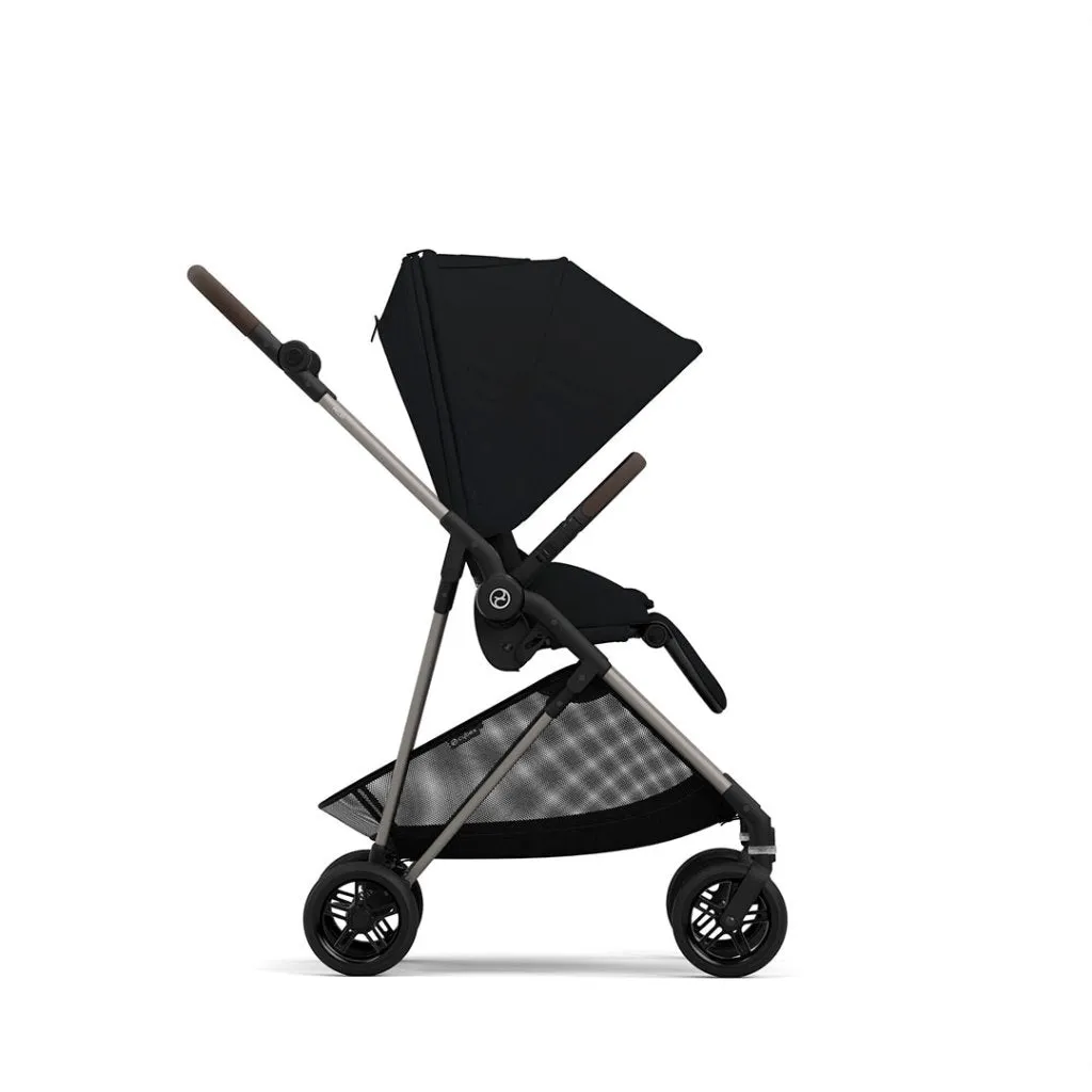 CYBEX Melio Pushchair - Moon Black