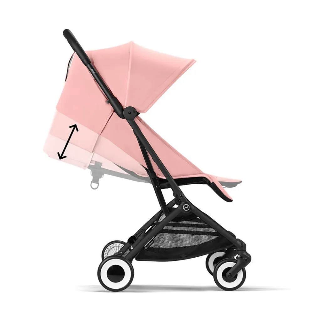 CYBEX ORFEO Pushchair in Black Frame - Candy Pink
