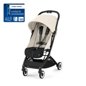 CYBEX ORFEO Pushchair in Black Frame - Canvas White