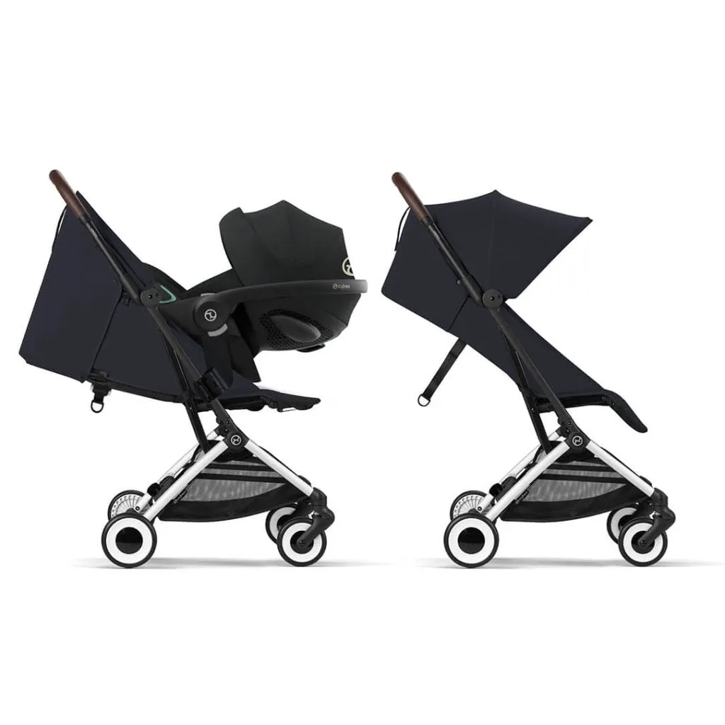 CYBEX ORFEO Pushchair in Silver Frame - Dark Blue