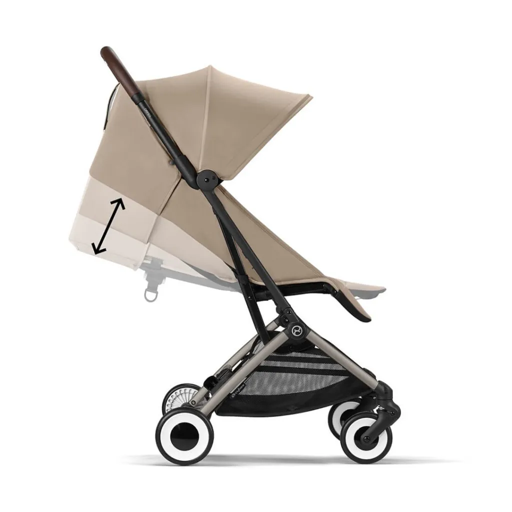 CYBEX ORFEO Pushchair in Taupe Frame - Almond Beige