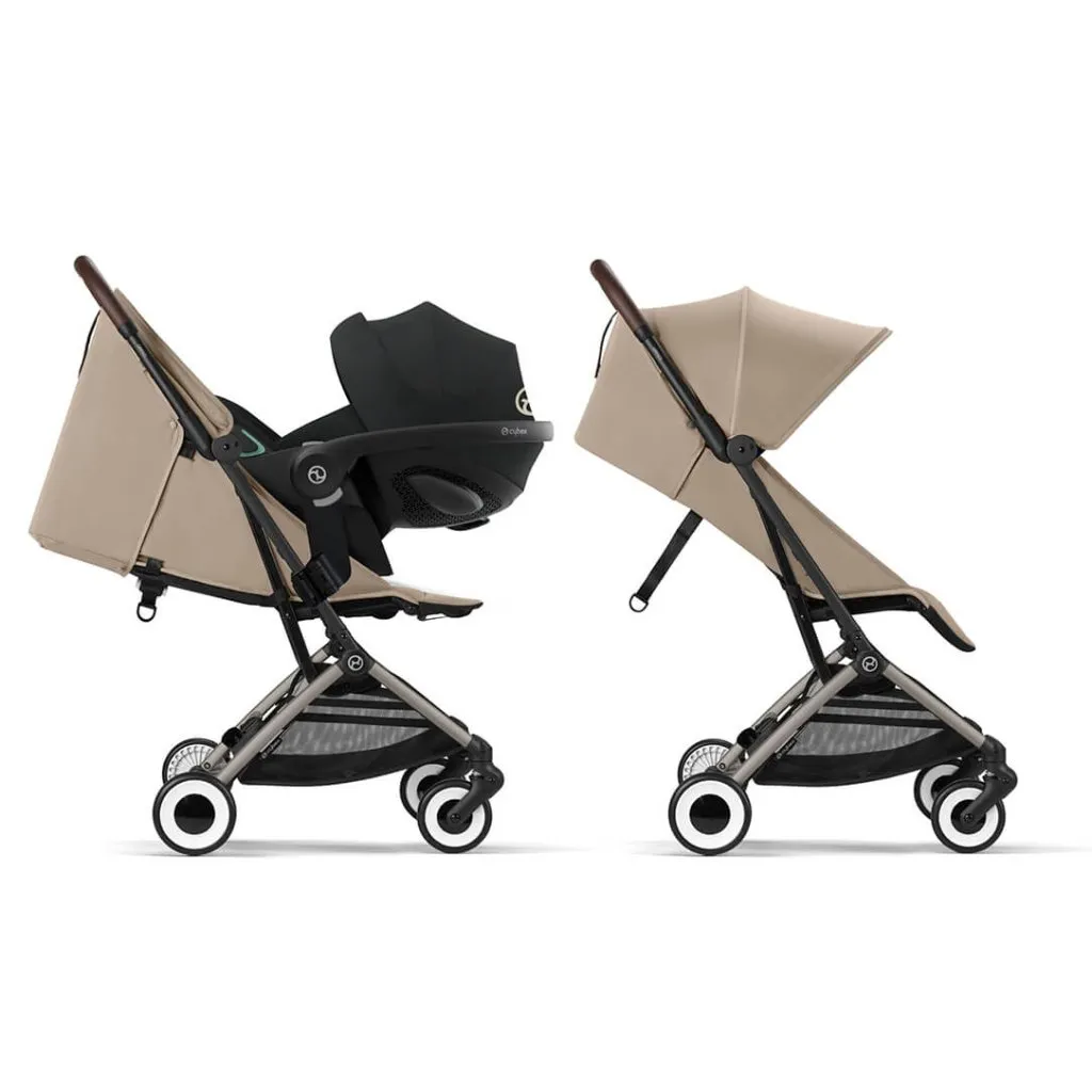 CYBEX ORFEO Pushchair in Taupe Frame - Almond Beige