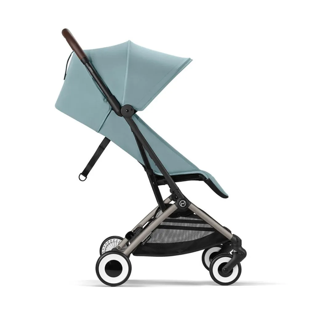 CYBEX ORFEO Pushchair in Taupe Frame - Stormy Blue