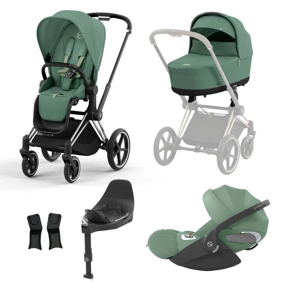 Cybex Priam Chome │ Black Bundle