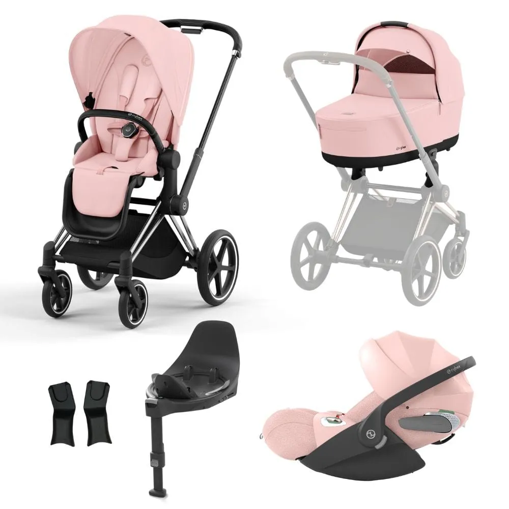 Cybex Priam Chome │ Black Bundle