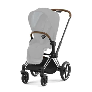 CYBEX PRIAM Frame   Seat Hardpart - Chrome Brown