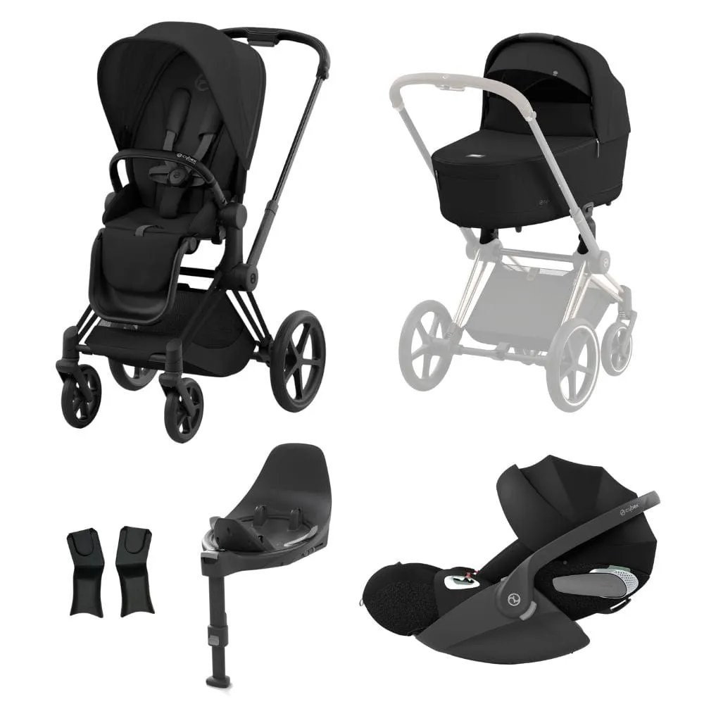 Cybex Priam │ Matt Black Bundle