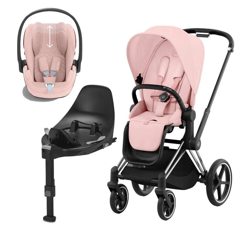 CYBEX PRIAM Travel System - Peach Pink
