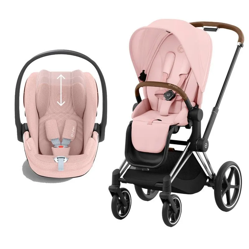 CYBEX PRIAM Travel System - Peach Pink
