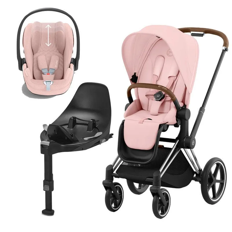 CYBEX PRIAM Travel System - Peach Pink