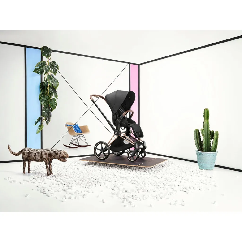 CYBEX PRIAM Travel System - Sepia Black