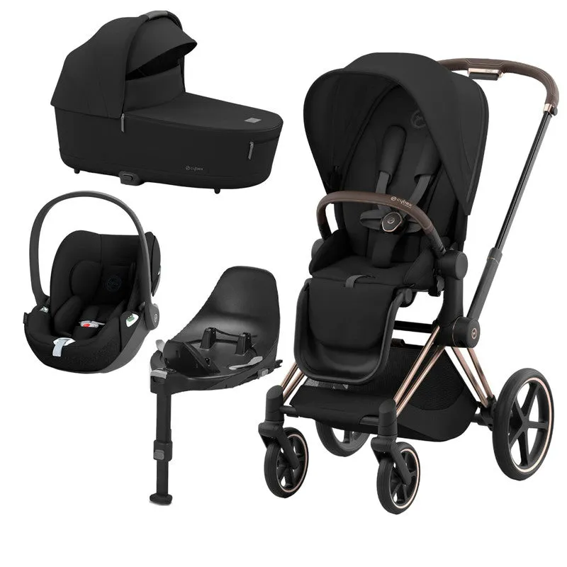 CYBEX PRIAM Travel System - Sepia Black