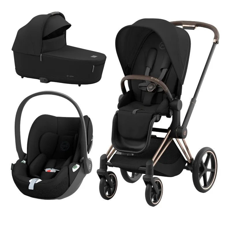 CYBEX PRIAM Travel System - Sepia Black