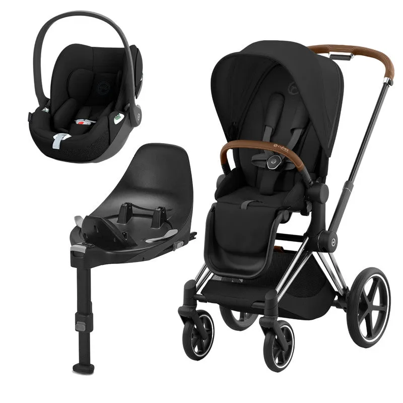 CYBEX PRIAM Travel System - Sepia Black