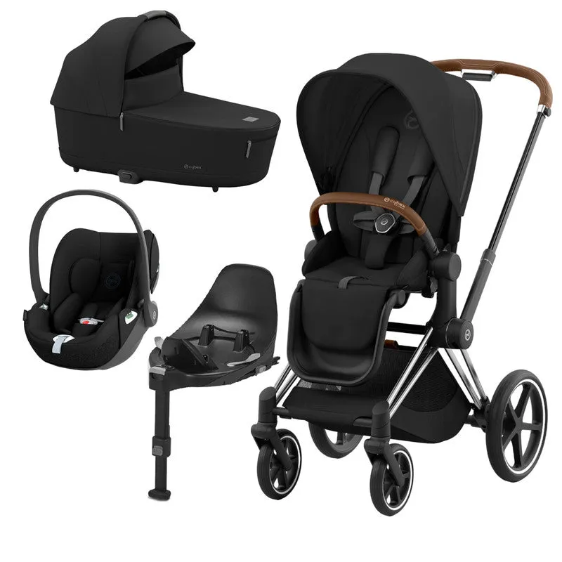 CYBEX PRIAM Travel System - Sepia Black