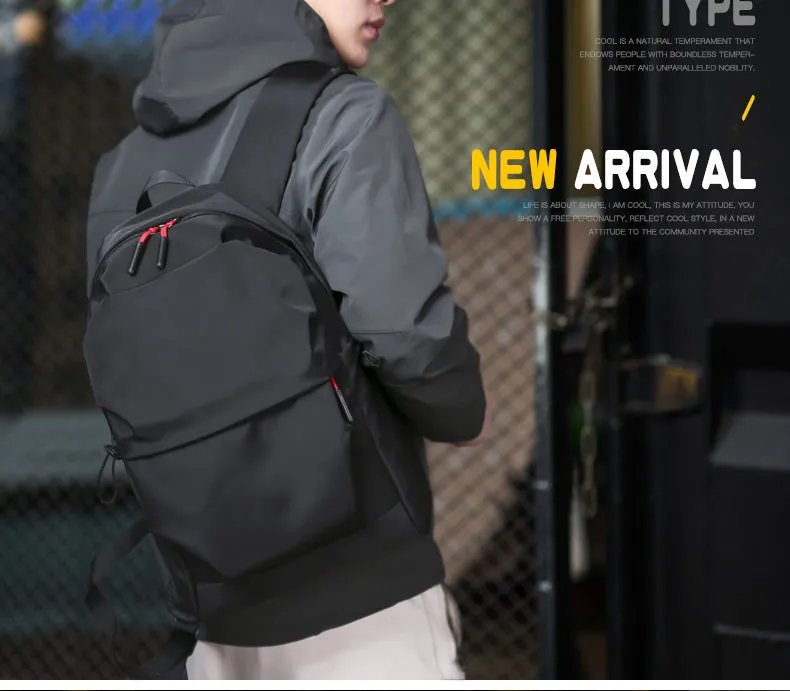 Cyflymder Multifunction Waterproof Backpack Men Luxury Student School Bags Notebook Backpacks Casual Pleated 15.6 Inch Laptop Bag For Men