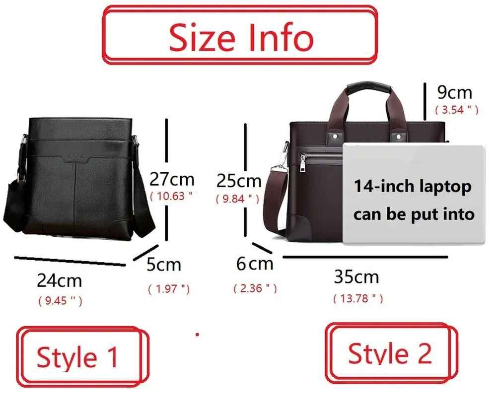 Cyflymder New Design Laptop Bags for Men Luxury Soft Leather Business Tote Retro Briefcase Shoulder Messenger Bag Laptop Bags 14 Inch