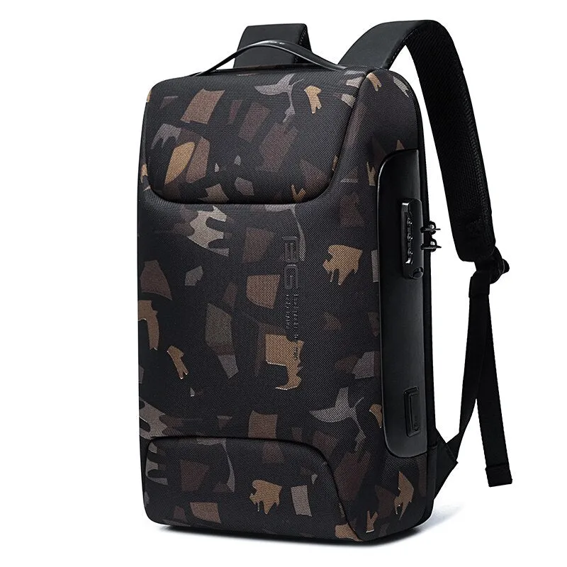 Cyflymder New Men Anti theft Waterproof Backpack Laptop Organizer 15.6 Inch Daily Work Business Backpack School back pack mochila for women