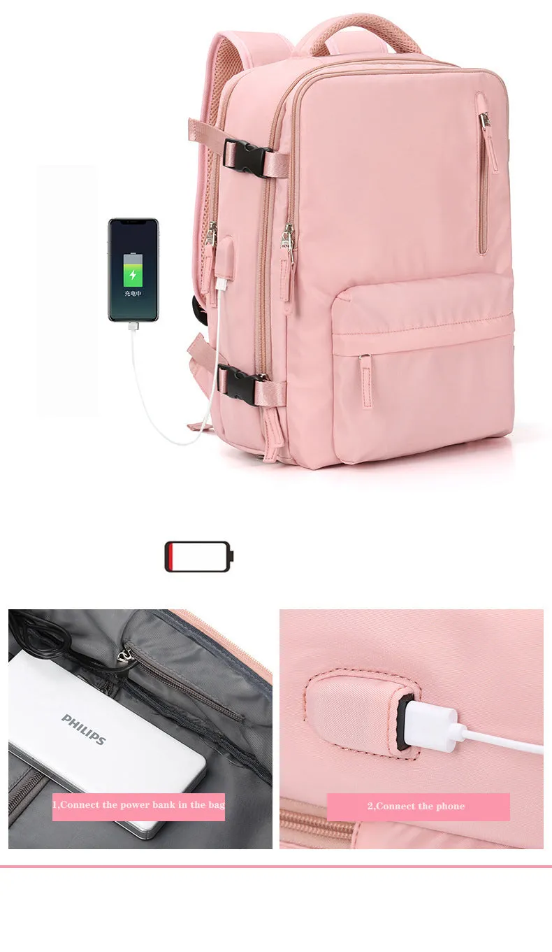 Cyflymder New Waterproof Travel Backpack Men Women Multifunction 15.6 inch Laptop Backpacks Large Capacity Bag Mochilas High Quality