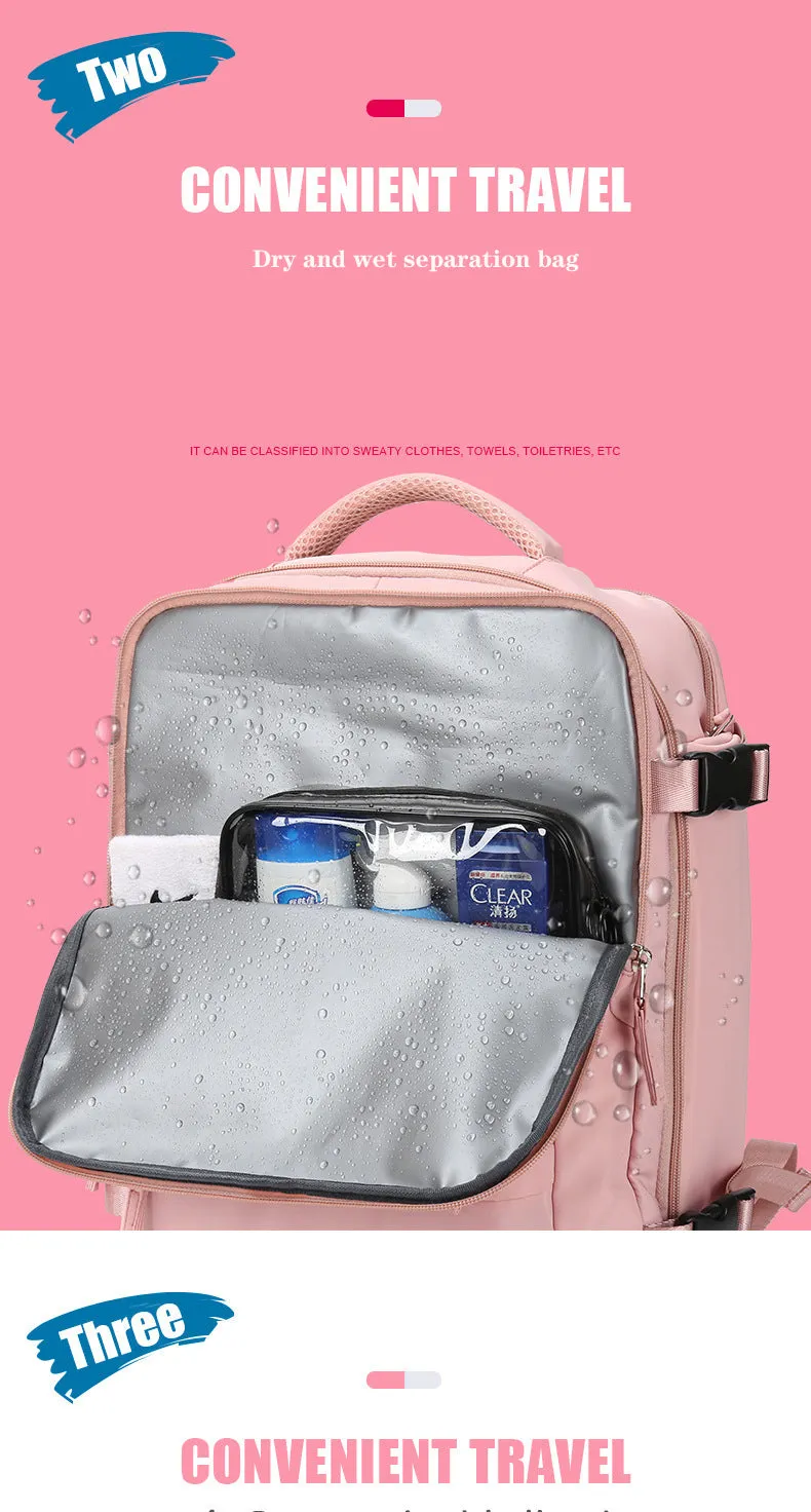 Cyflymder New Waterproof Travel Backpack Men Women Multifunction 15.6 inch Laptop Backpacks Large Capacity Bag Mochilas High Quality