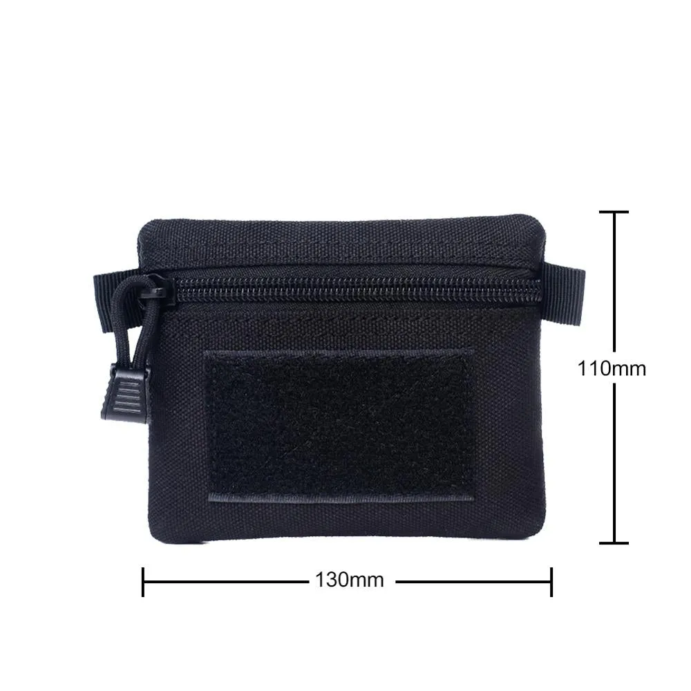Cyflymder Outdoor EDC Molle Pouch Wallet Waterproof Portable Travel Zipper Waist Bag for Camping Hiking Hunting Military EDC Pouch