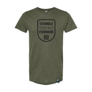 Dad Tired "Stumble Your Way Forward" Graphic Tee Shirt
