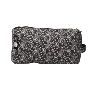 Dark Paisley Toiletry Bag